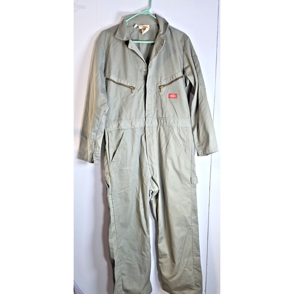 Dickies Vintage Coveralls Overalls Gray Color Mens 40 Excellent Condition